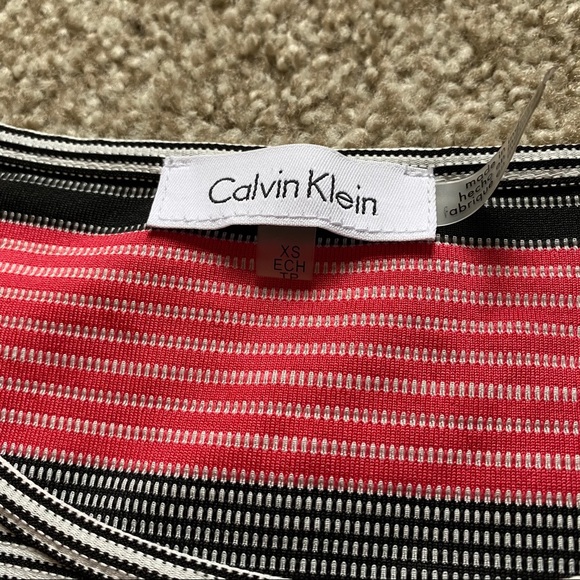 Calvin Klein Striped Top - Picture 3 of 4